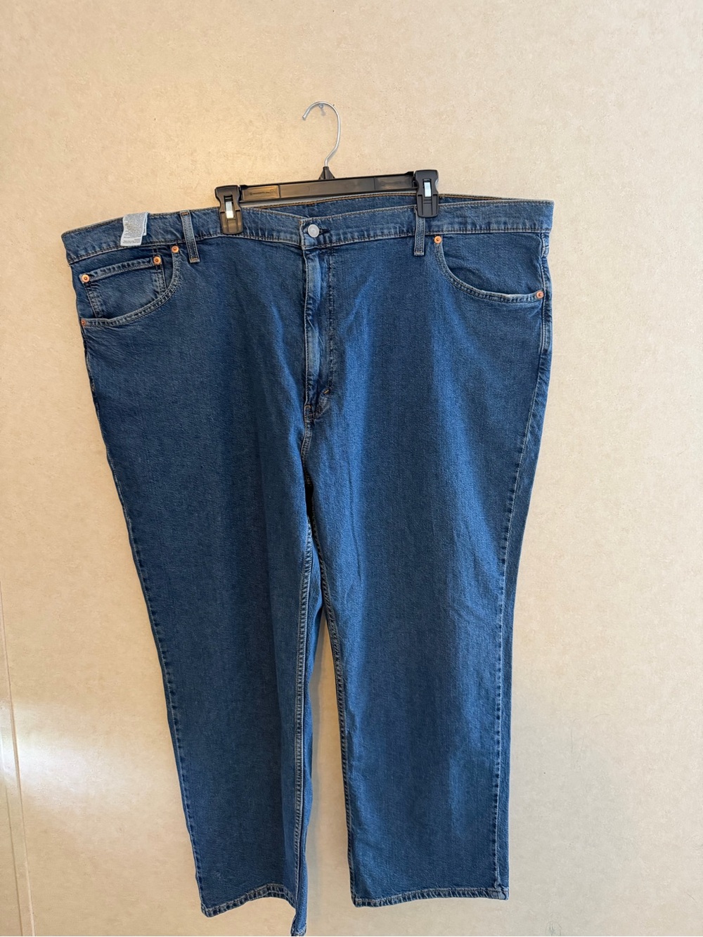 Levi’s Plus Size Men’s Jeans 569 Loose Straight Leg W52 L30 Dark Wash